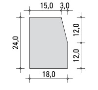 Presek — 18x24x80