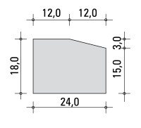 Presek — 24x18x80