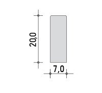 Presek — 7x20x80