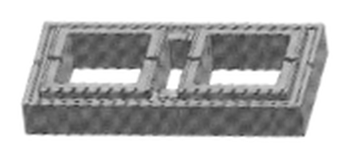 MKE — element ograde, 60x30cm