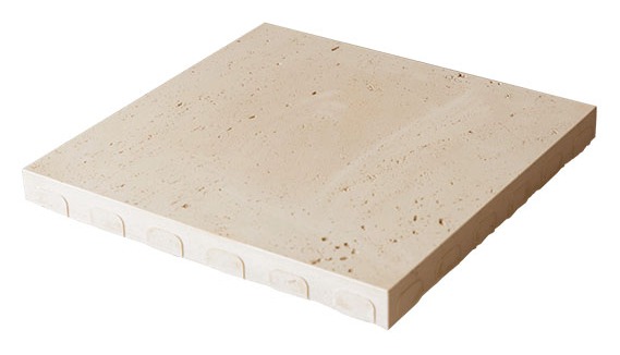 Ploča 45x45 — Wet Cast Travertino